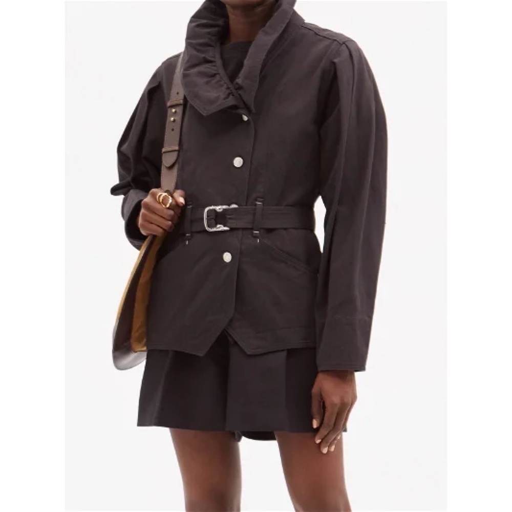 NWT Isabel Marant Dipazo Jacket Off Black, size US 4
